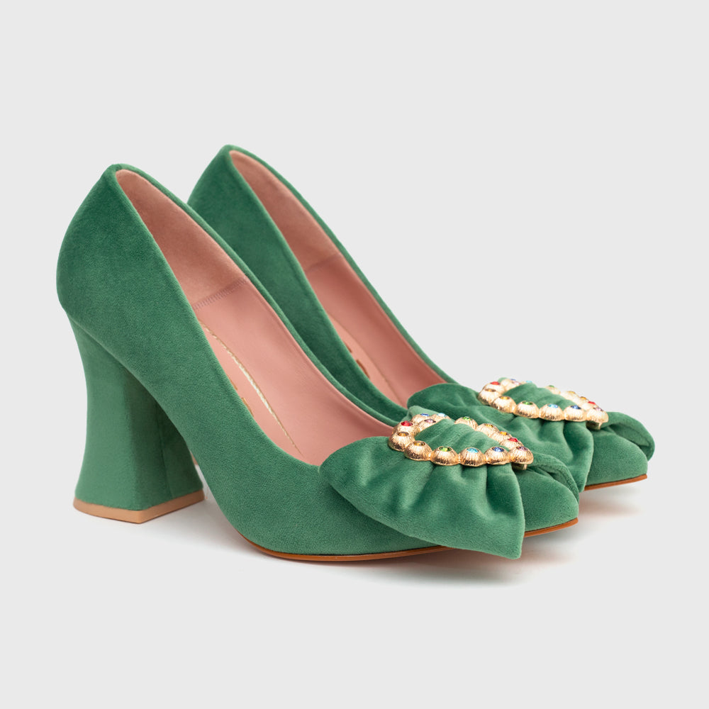 RETRO RAINBOW PUMP VERDE