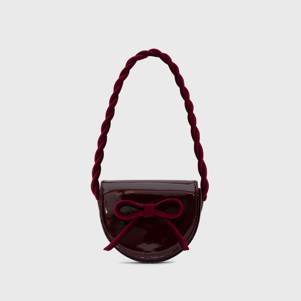 SADDLE BAG GABRIELLE VINO