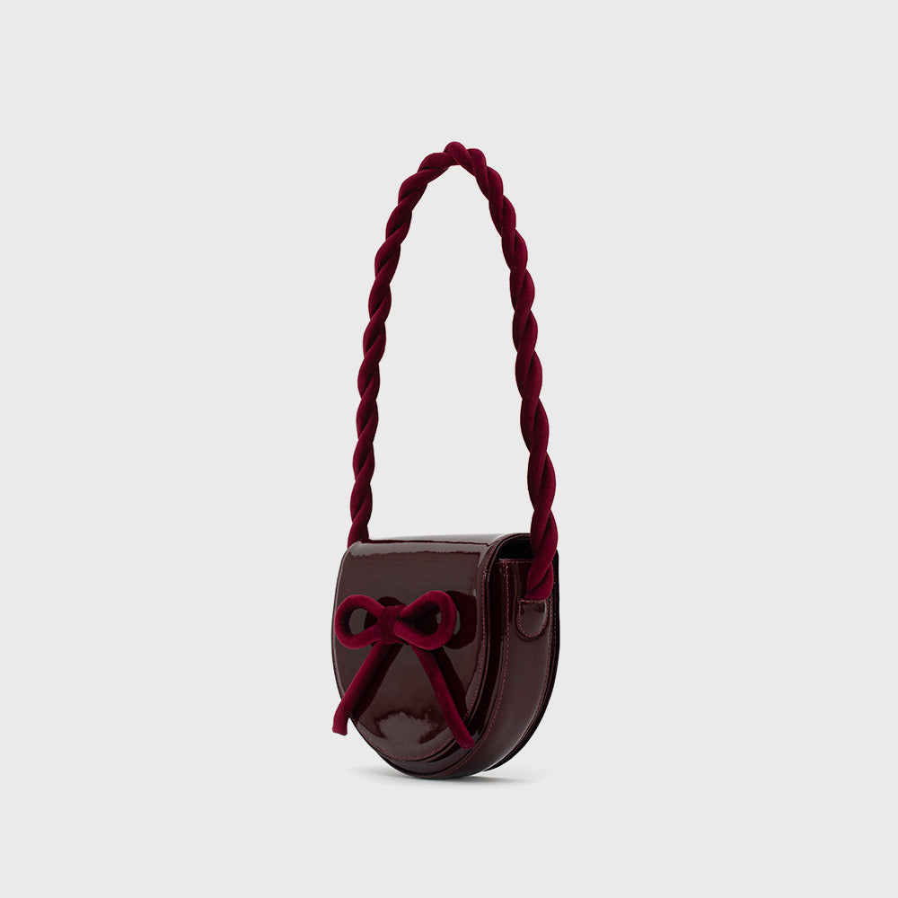 SADDLE BAG GABRIELLE VINO