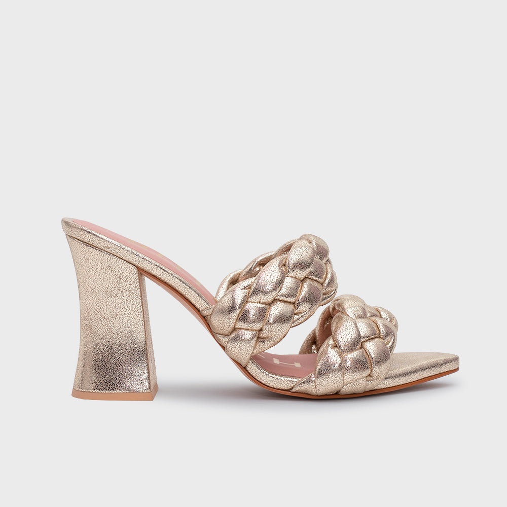 SAORI PUMP PLATINO ORO