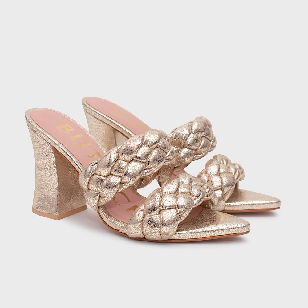 SAORI PUMP PLATINO ORO