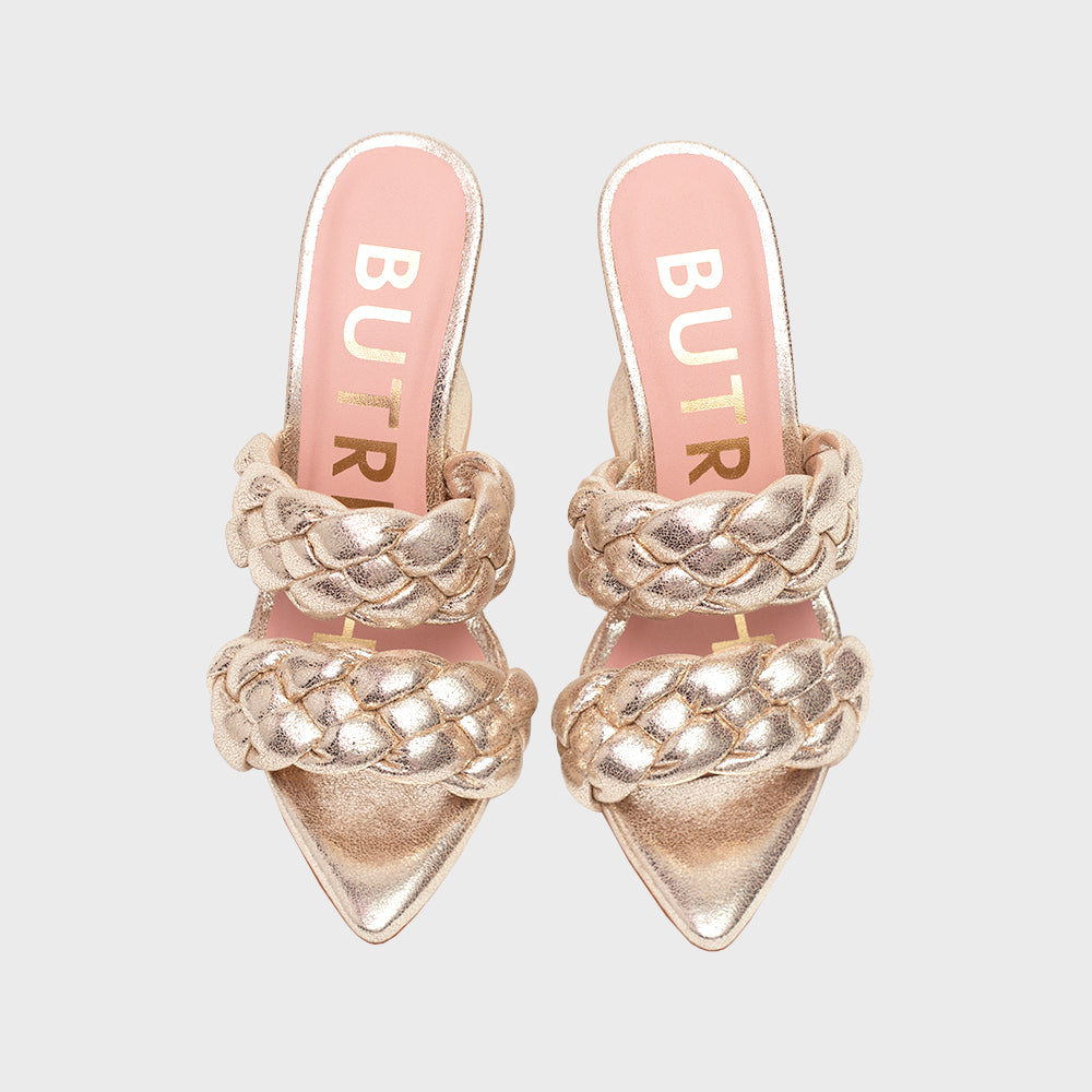 SAORI PUMP PLATINO ORO