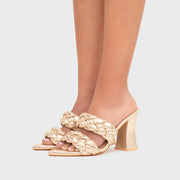 SAORI PUMP PLATINO ORO