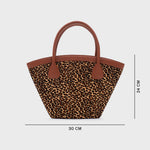 Cargue la imagen en el visor de la galería, SASKIA TRAPEZE BAG LEOPARDO