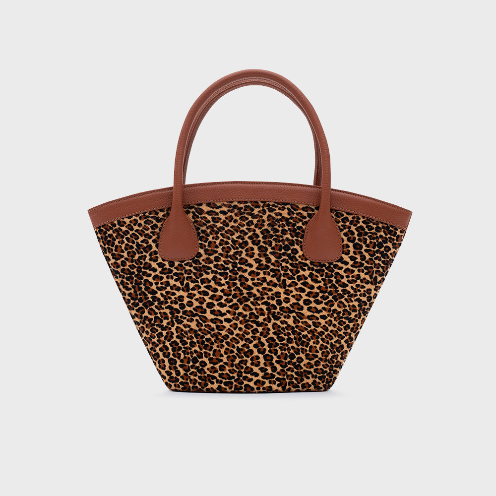 SASKIA TRAPEZE BAG LEOPARDO