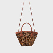 SASKIA TRAPEZE BAG LEOPARDO