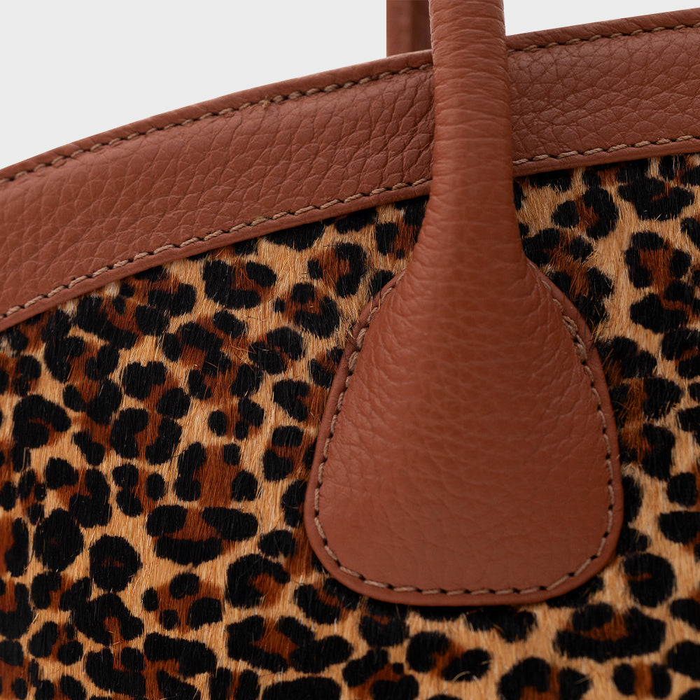 SASKIA TRAPEZE BAG LEOPARDO