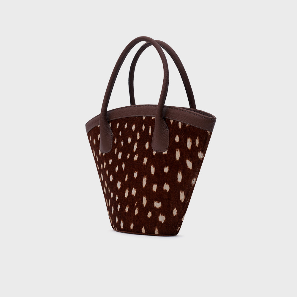 SASKIA TRAPEZE BAG MARRÓN