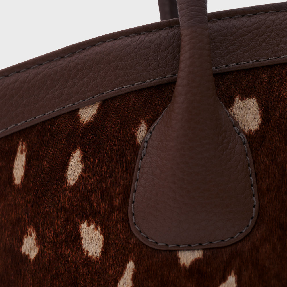 SASKIA TRAPEZE BAG MARRÓN