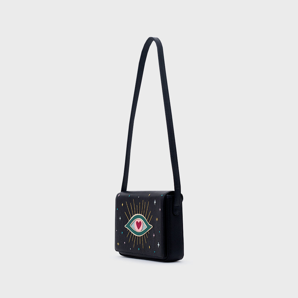 SHAZAM MINI FLAP BAG NEGRO