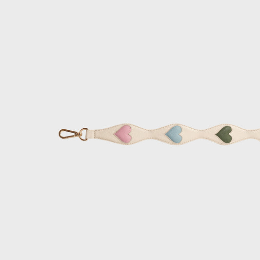 SHOULDER STRAP HEARTS HUESO