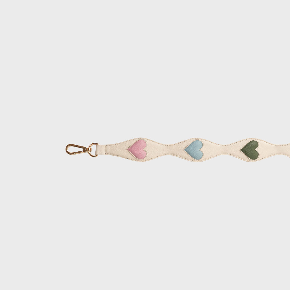 SHOULDER STRAP HEARTS HUESO