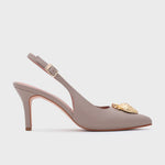 Cargue la imagen en el visor de la galería, STRAWBERRY PUMP SLINGBACK CAFÉ