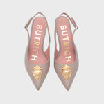 Cargue la imagen en el visor de la galería, STRAWBERRY PUMP SLINGBACK CAFÉ
