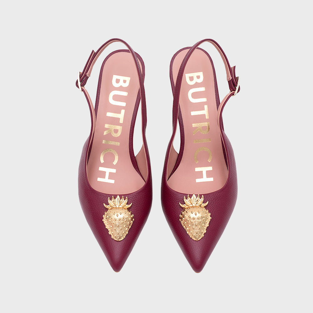 STRAWBERRY PUMP SLINGBACK MORA