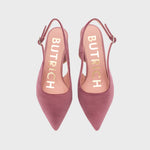 Cargue la imagen en el visor de la galería, SUNDAE PUMP LEMON SLINGBACK ROSA OSCURO