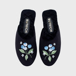 Cargue la imagen en el visor de la galería, SUNDAE BLUEBERRY SLIPPER NEGRO
