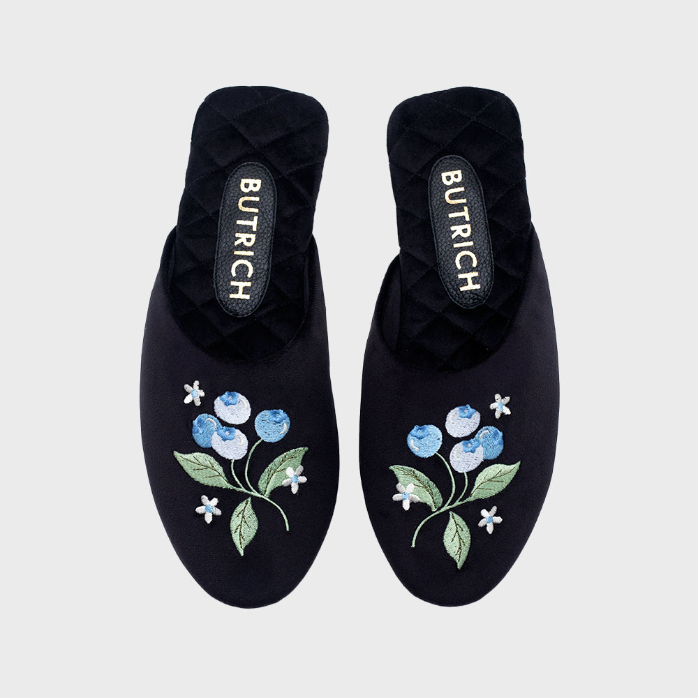 SUNDAE BLUEBERRY SLIPPER NEGRO
