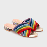 Cargue la imagen en el visor de la galería, SUNSHINE SUMMER SLIDE MULTICOLOR