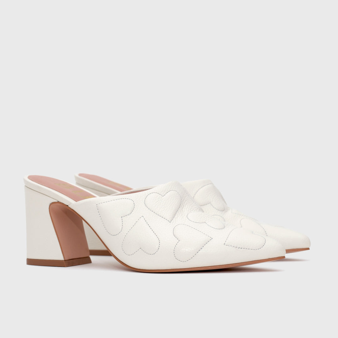 SUPER BOOGIE MULE PUMP HUESO