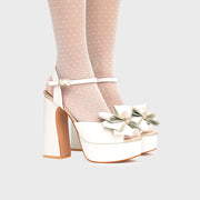 SUSANA PLATAFORMA BRIDE 13CM HUESO