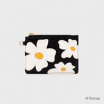 Cargue la imagen en el visor de la galería, TARJETERO CON ASA WILDWOOD HEART FLOWERS NEGRO