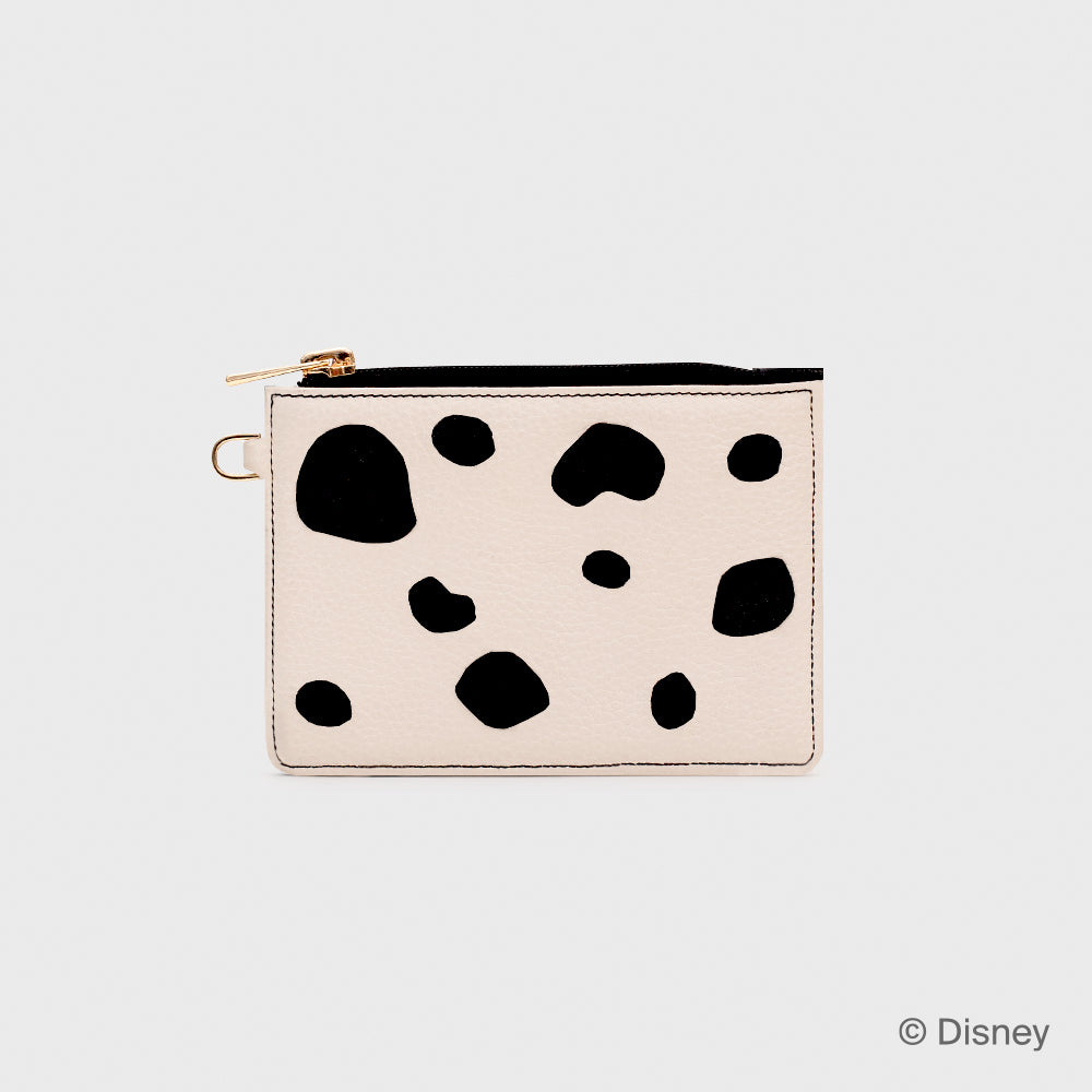 TARJETERO CON ASA 101 DALMATIANS HUESO