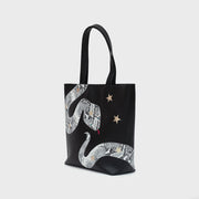 TOTE BAG ANACONDA NEGRO