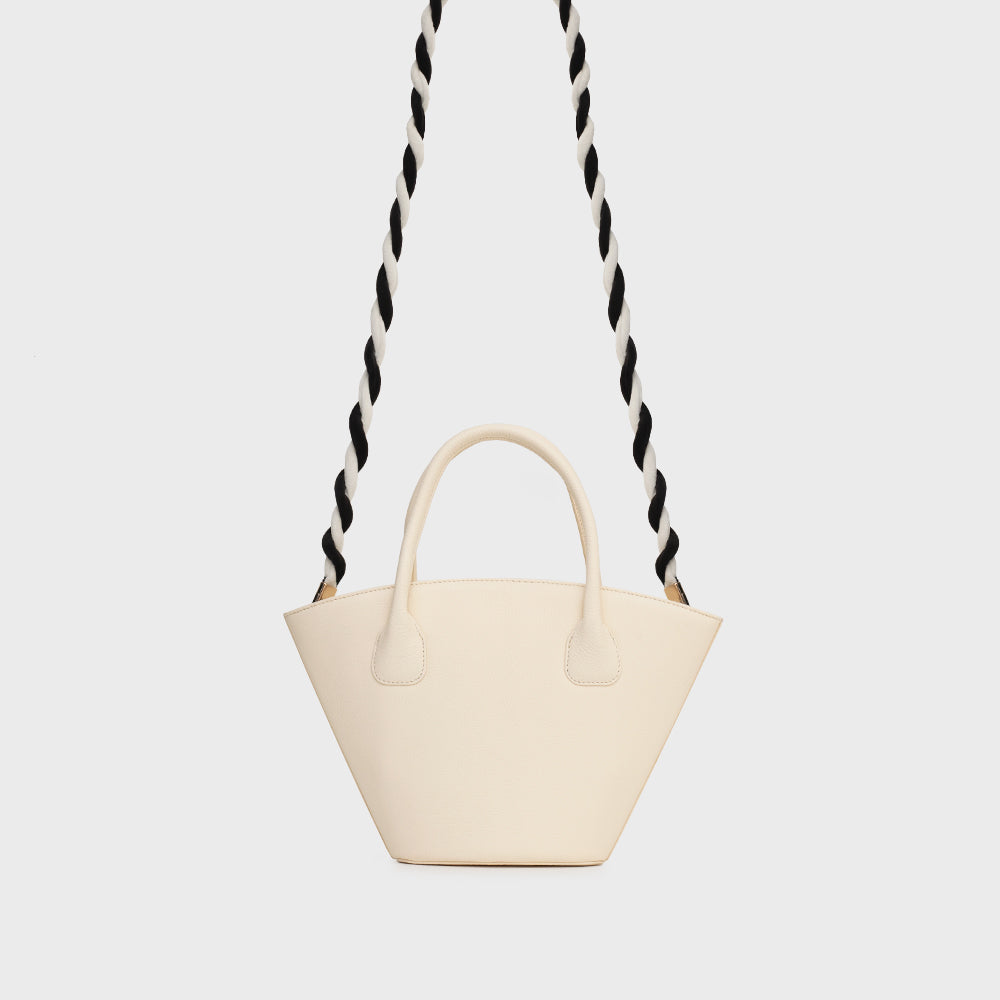 ESTELA TRAPEZE BAG HUESO