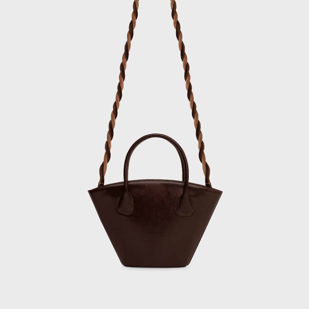 ESTELA TRAPEZE BAG MARRÓN