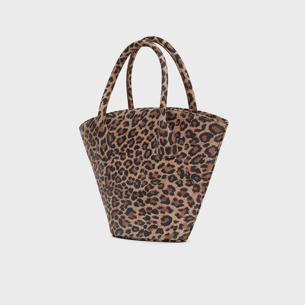 ESTELA TRAPEZE BAG LEOPARDO