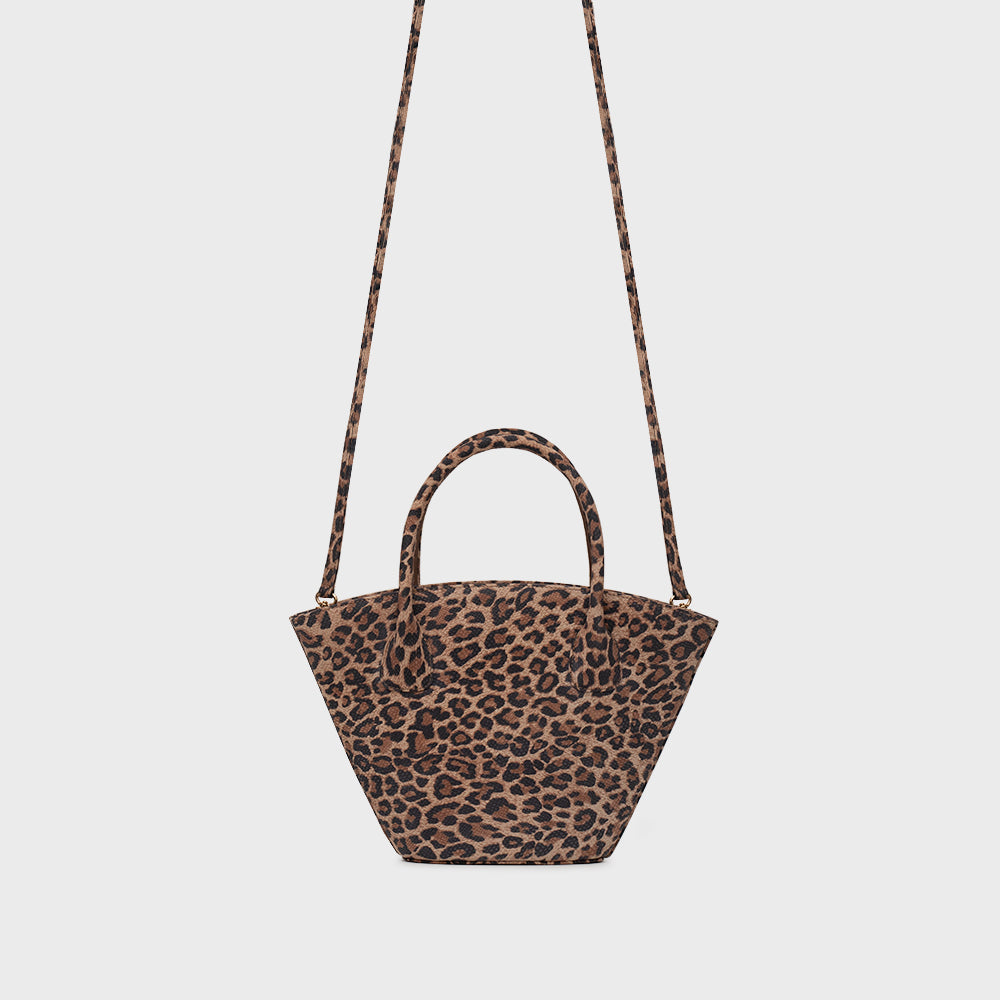 ESTELA TRAPEZE BAG LEOPARDO