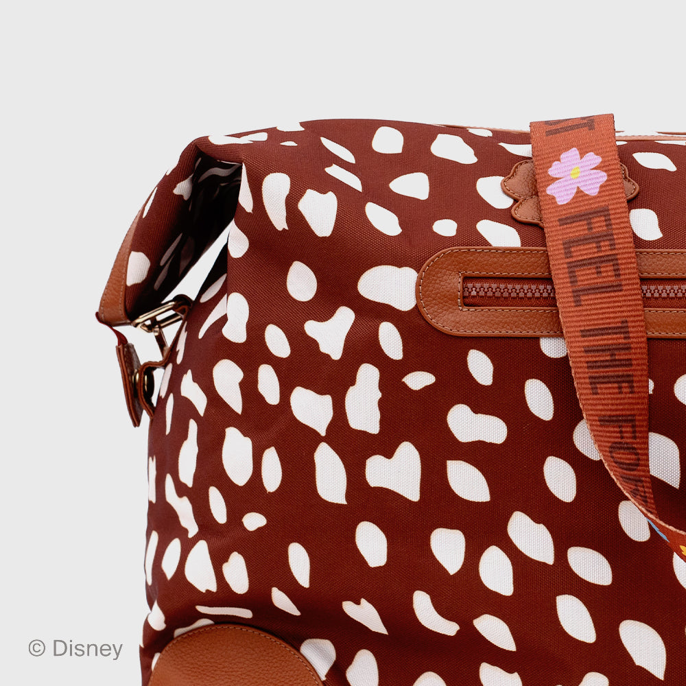 TRAVEL BAG BAMBI PRINT MARRÓN