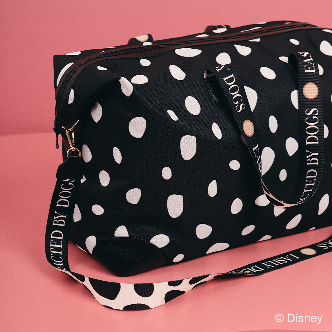 TRAVEL BAG 101 DALMATIANS HUESO NEGRO