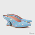 Cargue la imagen en el visor de la galería, WILDWOOD HEART FOREST MULE PUMP CELESTE