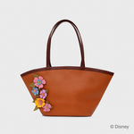 Cargue la imagen en el visor de la galería, WILDWOOD HEART FLOWERS SUPER TRAPEZE BAG MARRÓN