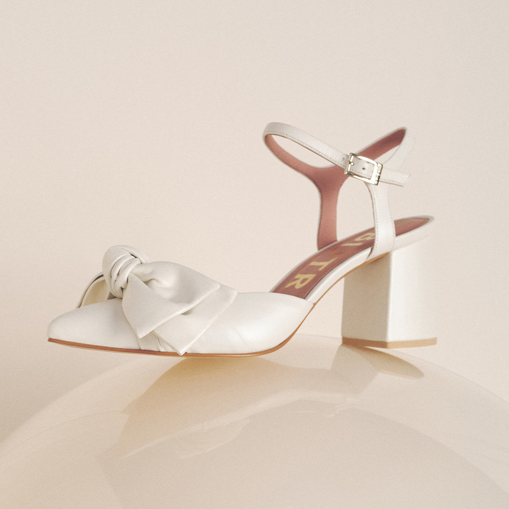 ZENIA PUMP BRIDE IVORY