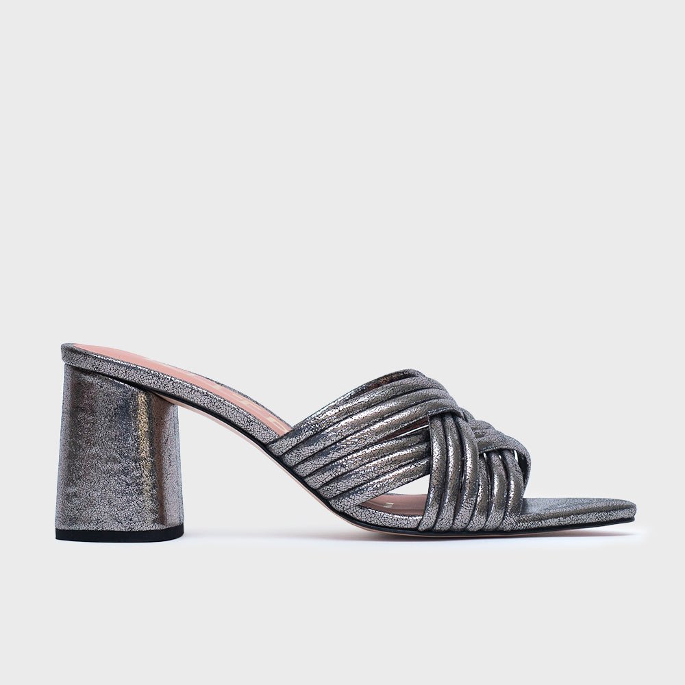 ALESSIA PUMP NEGRO PLATINO - Butrich Perú