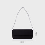 Cargue la imagen en el visor de la galería, ANACONDA FLAP BAG NEGRO - Butrich Perú