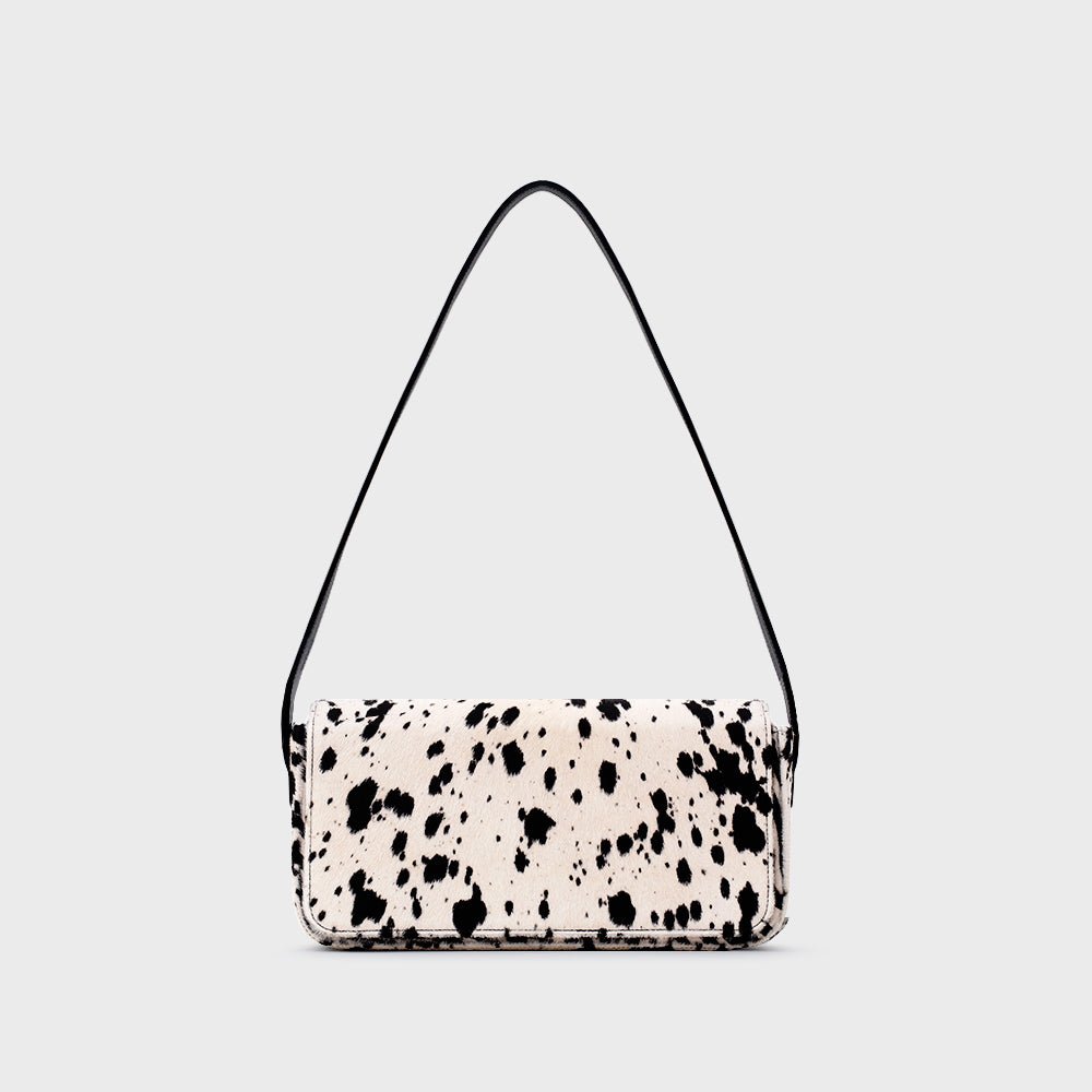ANIKA FLAP BAG HUESO NEGRO - Butrich Perú