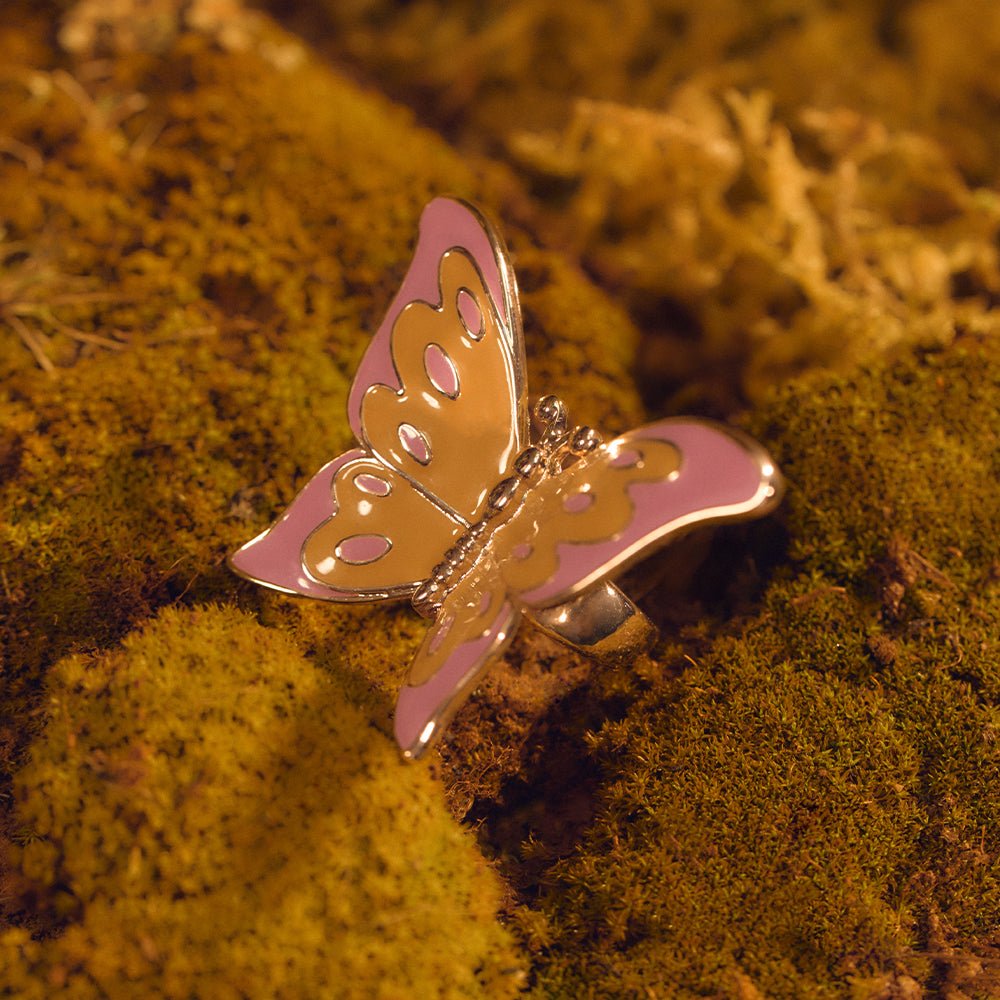 ANILLO BUTTERFLY AMARILLO - Butrich Perú