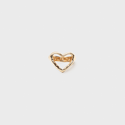 ANILLO CORAZON CORINA DORADO - Butrich Perú