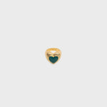 Cargue la imagen en el visor de la galería, ANILLO CORAZÓN REMEDIOS VERDE - Butrich Perú