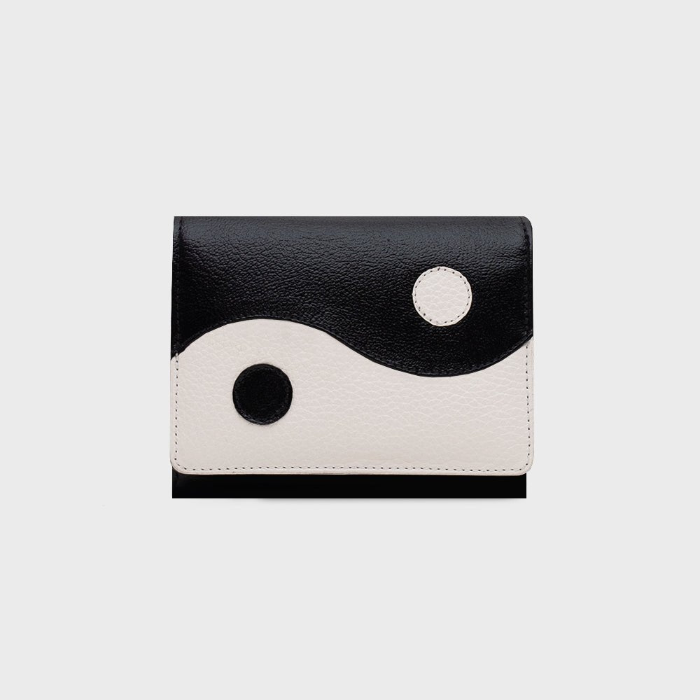 BILLETERA B LUCKY YIN YANG HUESO NEGRO - Butrich Perú