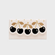 BILLETERA LARGA LUCKY CHERRIES HUESO - Butrich Perú
