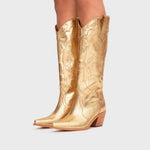 Cargue la imagen en el visor de la galería, BOTA LUCKY HEARTS ORO - Butrich Perú