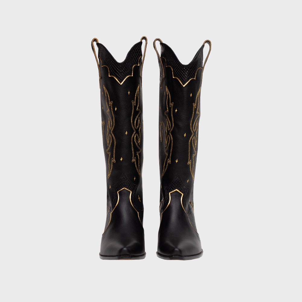 BOTA LUCKY SPARKLES NEGRO - Butrich Perú