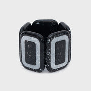 BRAZALETE CORDELIA BLANCO NEGRO - Butrich Perú