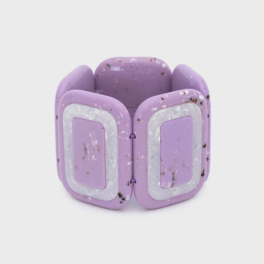 BRAZALETE CORDELIA LILA BLANCO - Butrich Perú