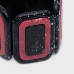 Cargue la imagen en el visor de la galería, BRAZALETE CORDELIA NEGRO ROSA - Butrich Perú